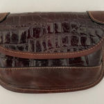 Joan & David Vintage  Brown Leather Belt Bag Photo 0