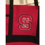 NC State Wolfpack CrossBody Handbag Tote Shoulder Bag Purse Red Black Photo 1