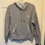 Reebok  Women's Gray‎ Pullover Hoodie Sweatshirt (Size L) Photo 0