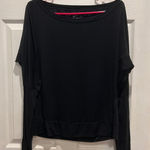 Nike Dri-FIT Long Sleeve Top Black Loose Fit Womens Size L Photo 0