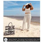 Wild Fable  XXS Openwork Tank Top sleeveless cropped ivory lace beach coverup Photo 4