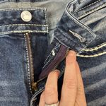 Vigoss Size 30 Jeans Kendra Boot Cut Off Cropped Classic Fit Embroiderd Pocket Photo 6