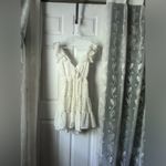 Trixxi  Floral Ruffle babydoll mini Dress back cut out back tie sz M Photo 9