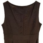 J.Crew Black Boatneck Bias A-Line Sleeveless Cotton Sundress Midi Dress Size 12 Photo 3