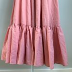 VTG Victorian Pink Renaissance Ruffle Lace Prairie Maxi Dress Cottagecore Gown Size 4 Photo 4
