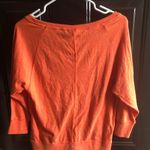 Nike  women's gym vintage crew top‎ Orange Small Photo 1