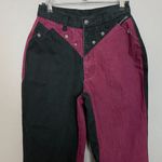Vintage Western Ethics Jeans Vest Top Pants Country Maroon Black Women Two Tone Red Size undefined Photo 7