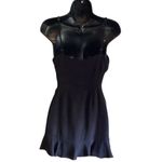 Honey Belle Black Wrap Dress with Shorts Underneath & Ruffle Hem WORN ONCE Photo 2