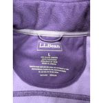 L.L.Bean  Womens Purple Fleece Jacket Full Zip Polartec Outdoor Coat L Photo 1