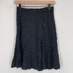 Vintage 90s Counterparts Knee length preppy geometric skirt size 8 academic Black Photo 1
