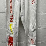 Nike Microbrand Club White Joggers Photo 3