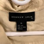 August Silk August‎ Silk Light Tan Women's Blouse Photo 2