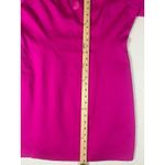 NOVA LUXE Hot Pink Long Sleeve Zipper Neck Mini Dress XL Photo 8