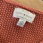 Lucky Brand Brick Red V-Neck Pullover Sweater L Photo 5