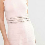 Ted Baker ππ Baby Pink Scallop Ribbed Knit Dress Photo 1