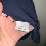 Eileen Fisher  100% Silk Navy Blue Sleeveless Tank Top Photo 3