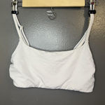 Athleta Bikini Swim Top Womens Small White Bralette Adjustable Straps Lined Photo 0