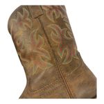 Ariat  size 8 B Brown Western Boots with Red Green Accents cowgirl riding rodeo Photo 4