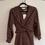 Lush Clothing NWT Lush‎ Sweater Maxi Dress in Espresso - Size M Photo 1