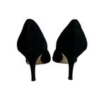 Anne Klein NEW AK  Mckee Black Nubuck Crystal Accented Pointed Toe Pumps Size 9 M Photo 6