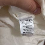 Orange Creek  Navy‎ White Embroidered Top medium Photo 3