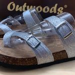 Outwoods Women Bork 62 Buckle Sandal Silver Size 9 Photo 0