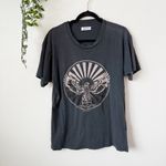 ANINE BING  Sunburst Eagle Vintage Tee Black Sz L Photo 2
