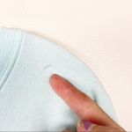 PINK - Victoria's Secret Victoria's Secret PINK Blue Bedazzled Crewneck Sweater Sz S Photo 2