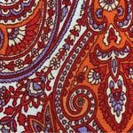 MSK Women’s Paisley Halter Maxi Dress Red White High Neck Boho Beach Size M Size M Photo 7