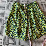 Draper James  Lime and Navy A-Line Skirt 14 Photo 2