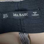 ZARA  Women's Gray‎ Glen Plaid Ankle Pants Size M Slim Fit Casual super soft Photo 9