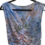 ππ€ Nally & Millie Lightweight Colorful Floral Burnout Sleeveless Top/Tank 2X Blue Photo 1