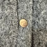 Cult Gaia Gap x  Sweater Womens Small Charcoal Gray Cardigan Button Up Alpaca New Photo 3