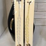 Gold and Silver Rhinestone Elastic Glam Headband NIP Photo 1