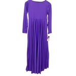 Baltogs Womens Long Sleeve Worship Circle Dress Praise M Dance Purple BT5190 Size M Photo 4