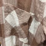 Maurice's Maurice’s Buffalo Plaid khaki and white Button Down Shirt size large Photo 2