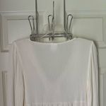 belle du jour  medium Ivory Peasant V Neck With Lace Boho Photo 6