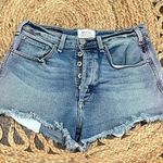 McGuire Denim McGuire Button Fly High Rise Cutoff Denim Shorts 26 Photo 0
