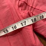 Loft  coral eyelet peplum blouse size small Photo 3