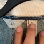 J Jill blazer jacket Size 8 Blue Photo 2