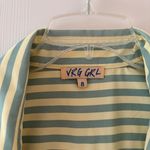 Verge Girl Oversize Striped Button Down Photo 1