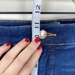 EXPRESS Skinny Mid Rise Hyperstretch Dark Wash Denim Jean Size 14 Regular Inseam Photo 10