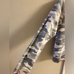 J.Crew Black Label Camo Sweatshirt Beige Faded Cotton Medium Photo 3