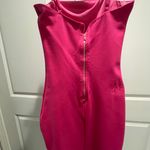 Lulus Hot Pink Bodycon Midi Dress Photo 7