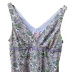 Xhilaration Y2K  Empire Waist Sequin Lace Trim Pastel Floral Dress Sz Juniors L Photo 4