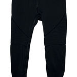 Alphalete  Revival Seamless Black Moto Leggings Size Small High Waist Photo 0