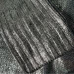 Arden B Black Silver Metallic Sweater Dress Size M Photo 4