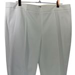 Brooks Brothers NWT  Side Zip‎ Ankle Pants White 14 Photo 4