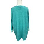 Chico's  Teal Aqua Blue 3/4 Sleeve V-Neck Lightweight Pullover Sweater 3 XL 16 Photo 2