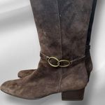 VanEli‎ Brown Suede Tall Boots Size 7.5 Photo 4